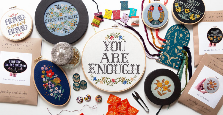 Cross Stitch, Embroidery, & Punch Needle!