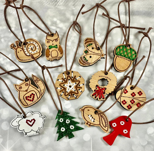 12 Days of Stitchable Ornaments