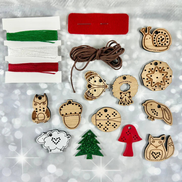 12 Days of Stitchable Ornaments
