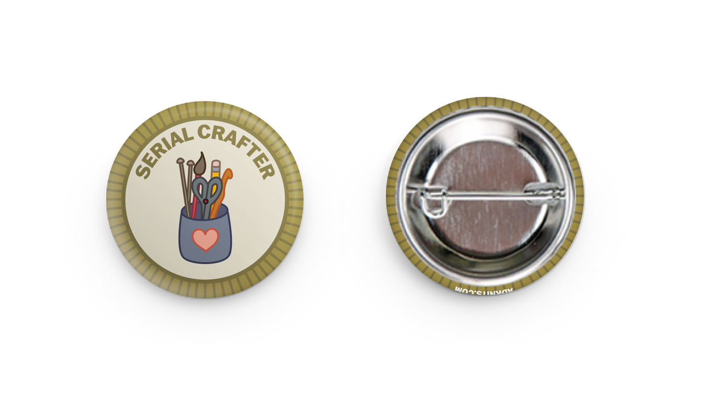 Serial Crafter Knitting Merit Badge