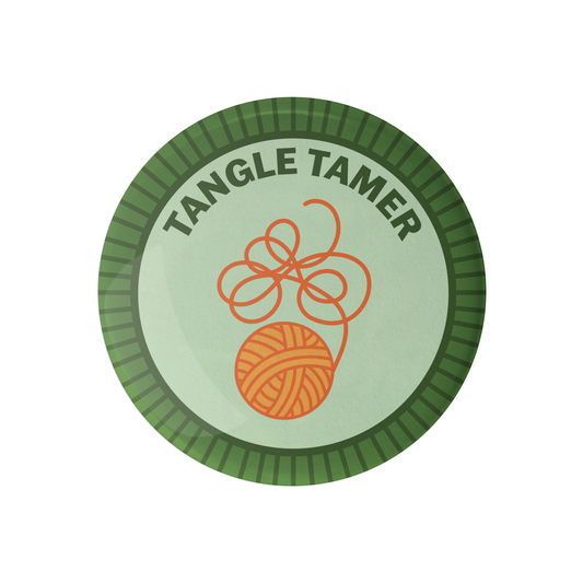 Tangle Tamer Knitting Merit Badge