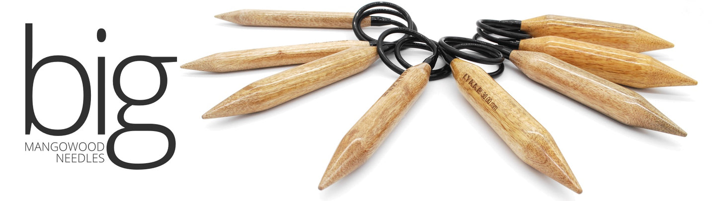 big Mangowood 36" Circular Knitting Needles