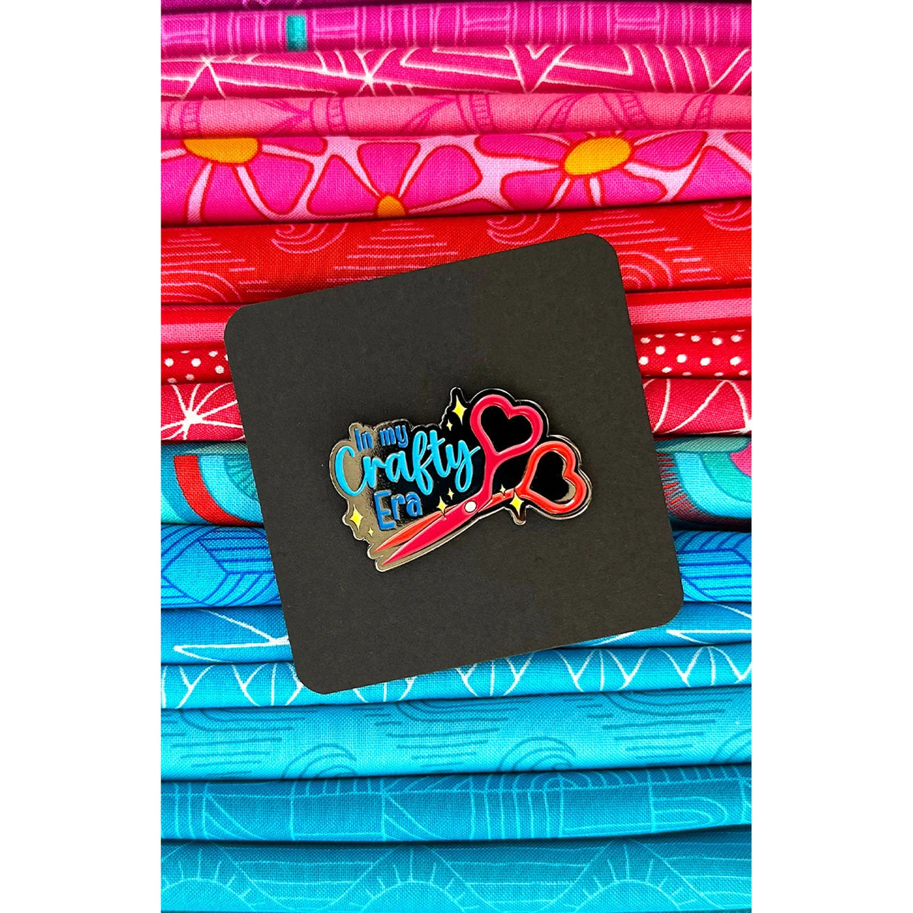 In my Crafty Era Enamel Pin