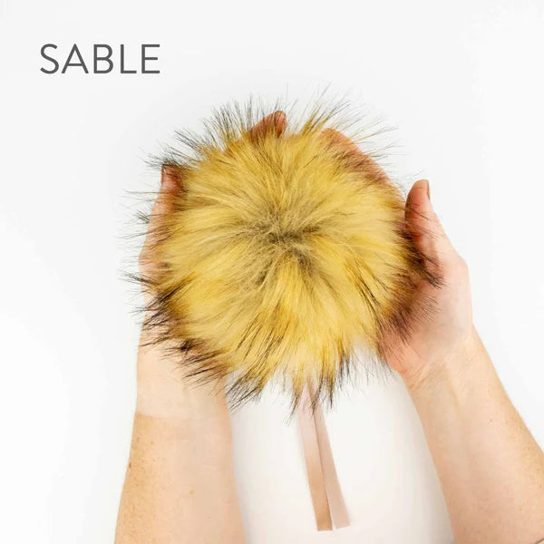 6" (15cm) Faux Fur Pom Pom