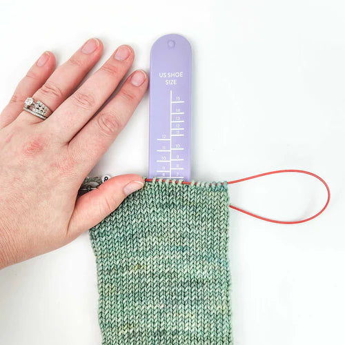 Sock Sizing Ruler