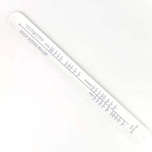 Sock Sizing Ruler
