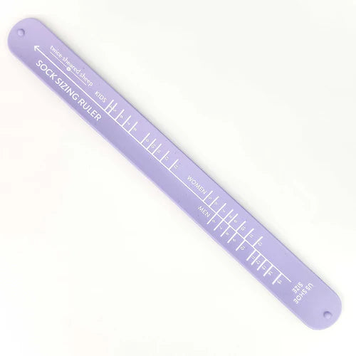 Sock Sizing Ruler