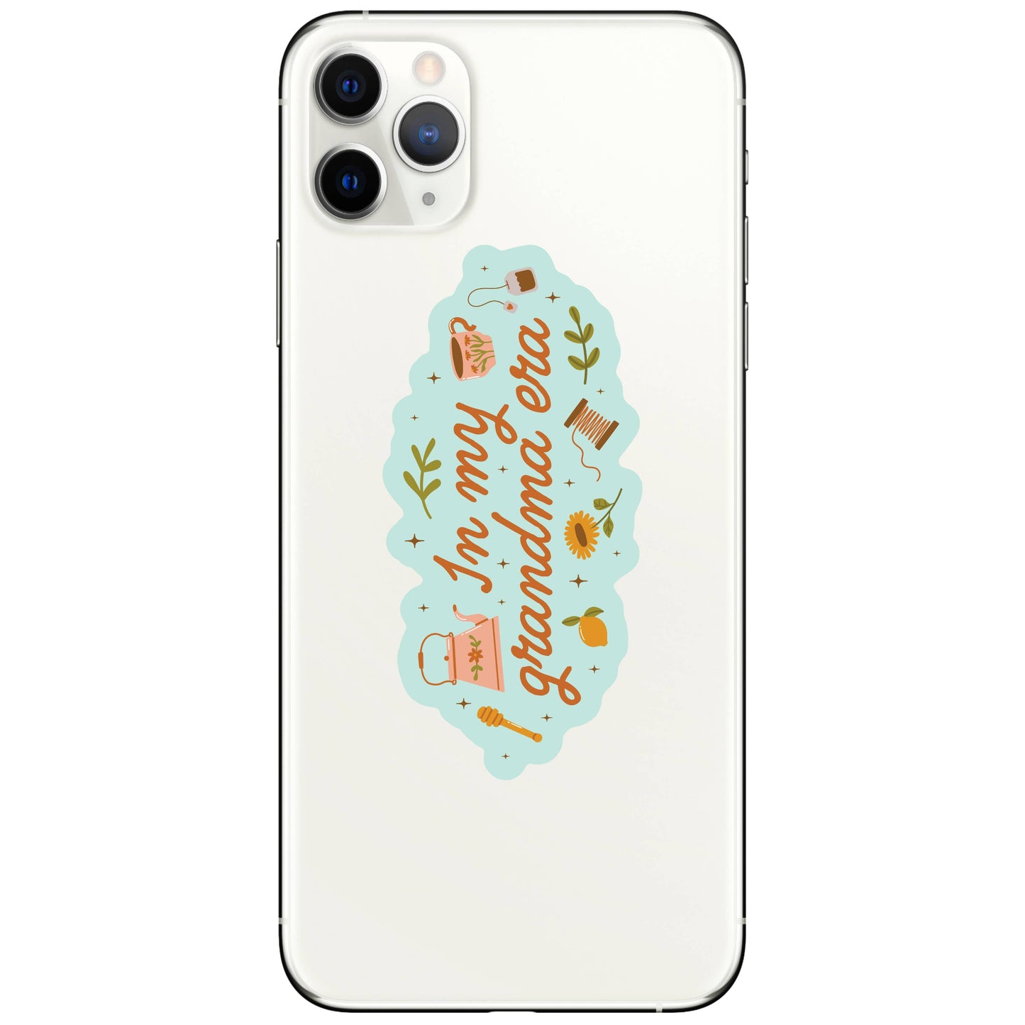 Funny Women Stitch Tea Knit High Quality Vinyl Sticker