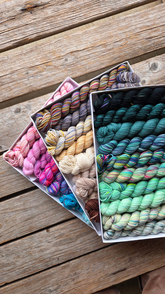 Venation Shawl Kits - Pencil Boxes x Ambah
