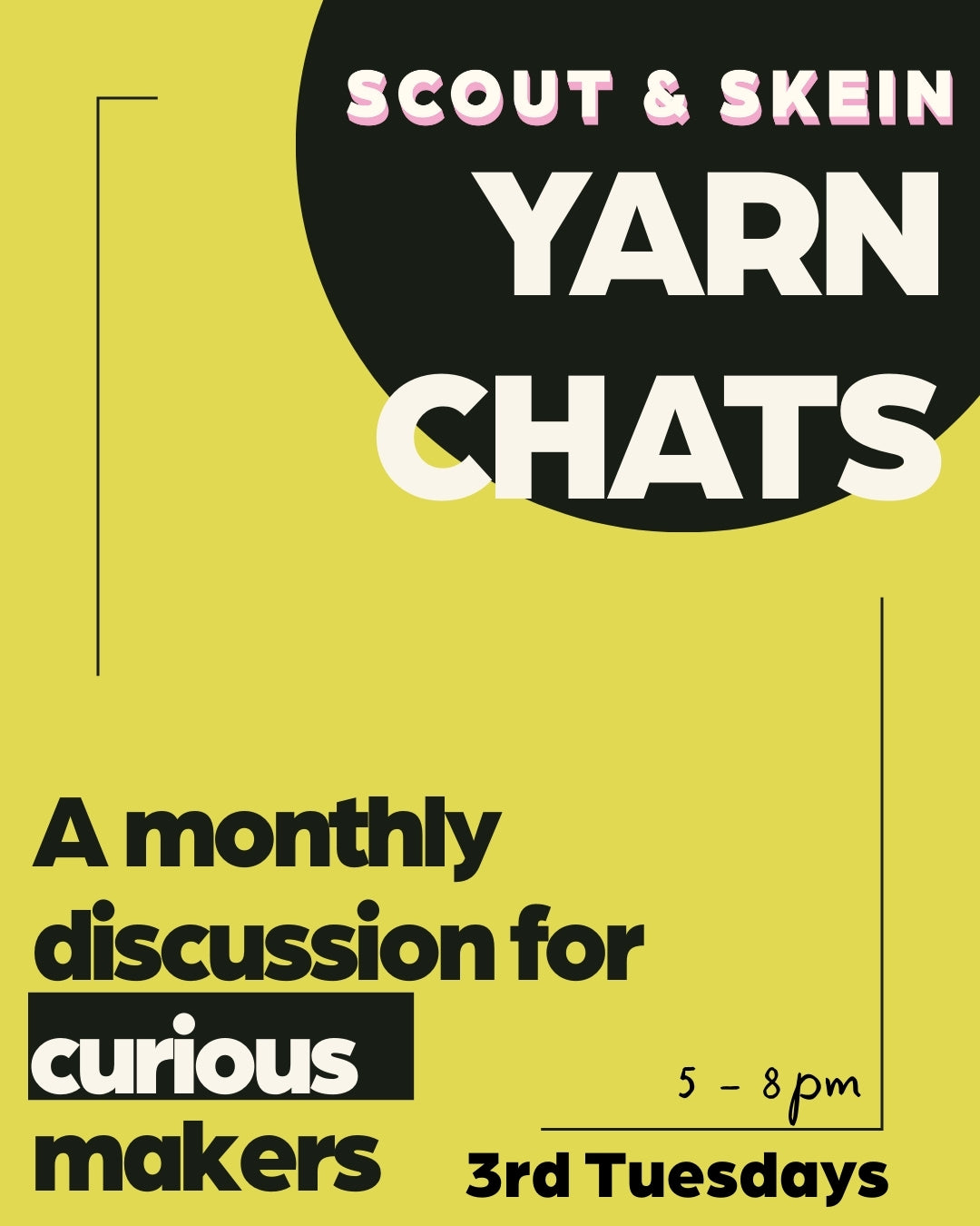 Yarn Chats: Up your Fiber Game Discussion & Meetup