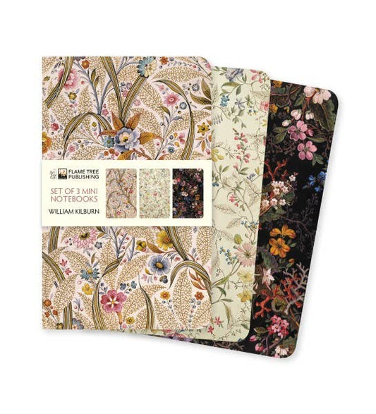 Kilburn: Marble End Paper Set of 3 Mini Notebooks