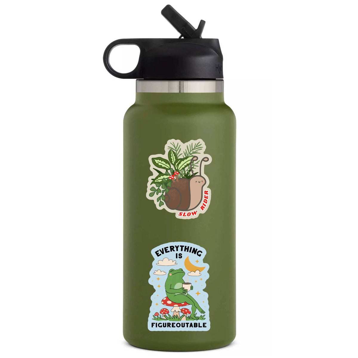 Positive Motivational Frog High Quality Vinyl Sticker