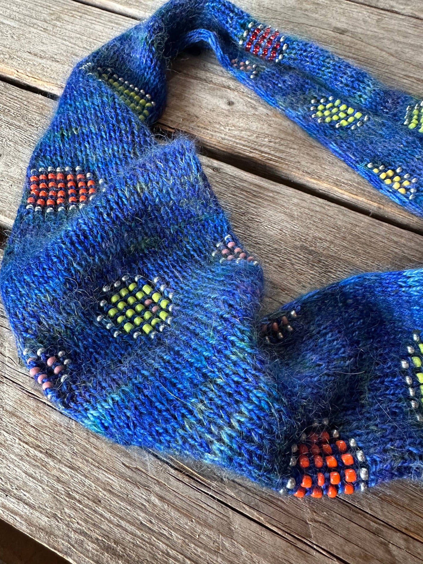 Painting with Beads Scarf Kit