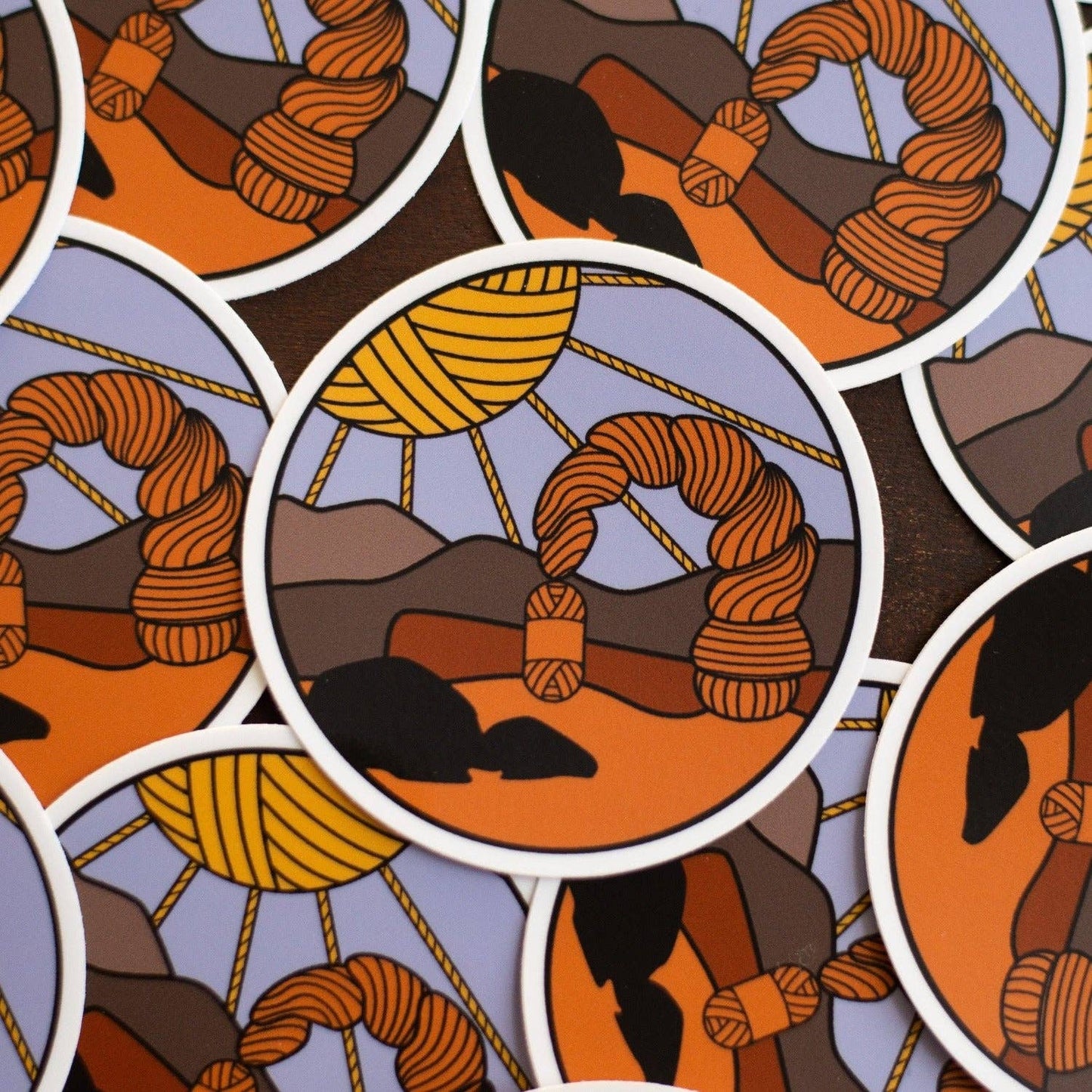 Arches Knitional Park Knitting Sticker