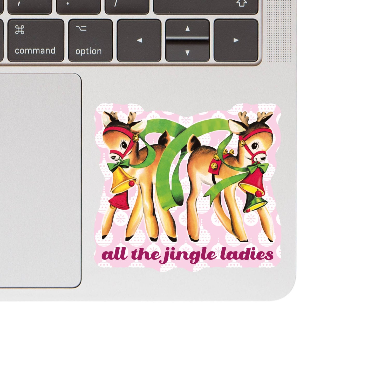Holiday Christmas Reindeer Song High Quality Vinyl Sticker