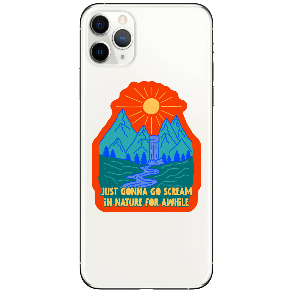 Funny Outdoors Hiking Nature High Quality Vinyl Sticker
