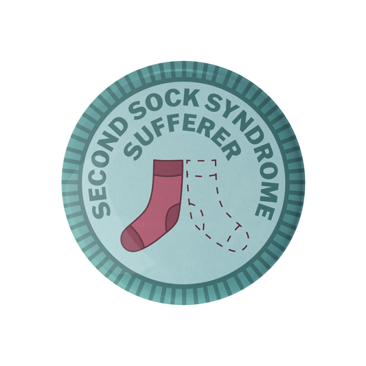 Second Sock Syndrome Sufferer Merit Badge