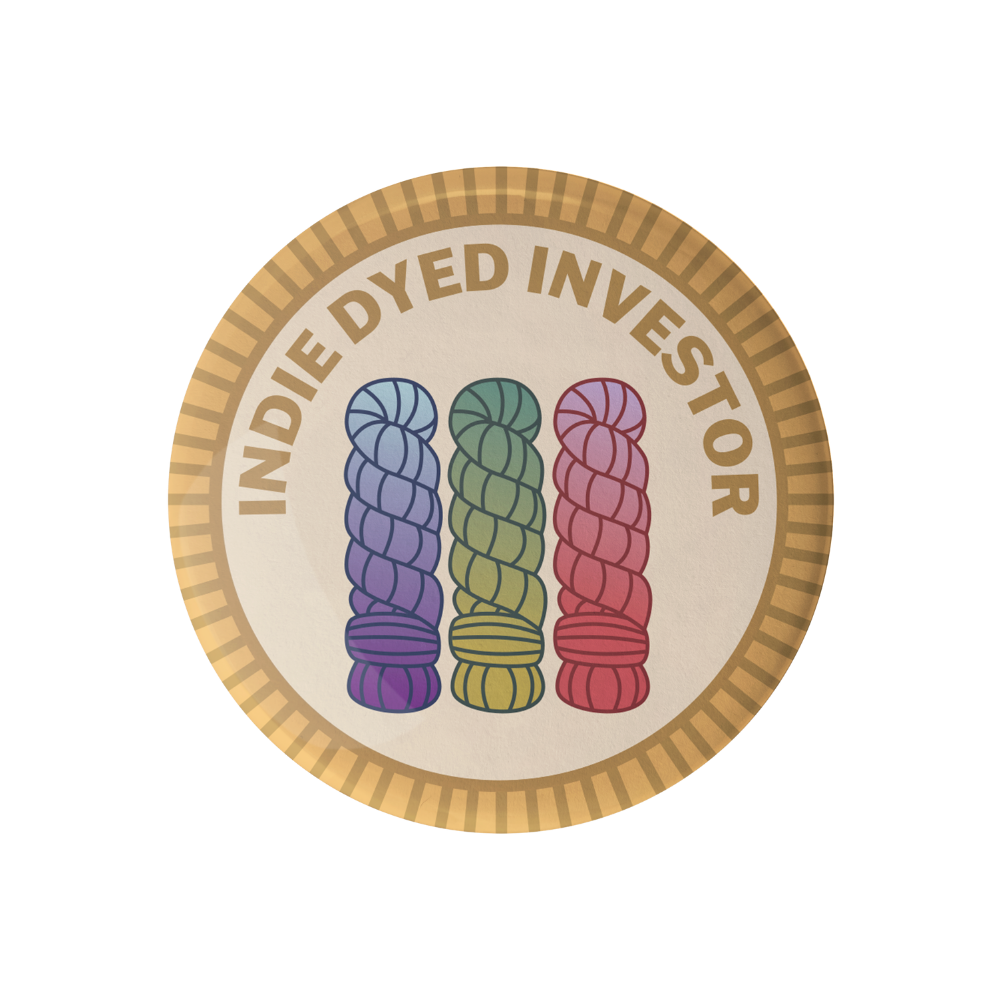Indie Dyed Investor Merit Badge