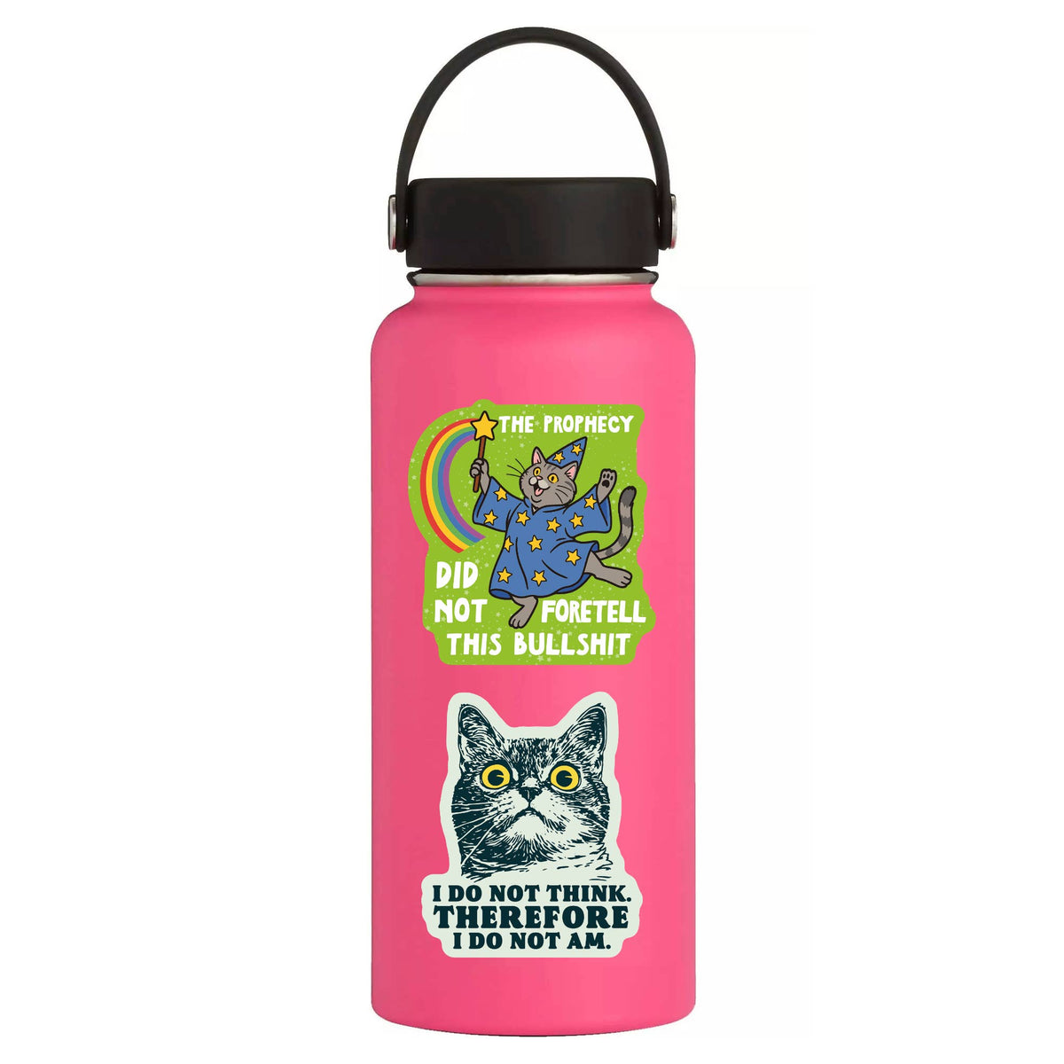 Magic Prophecy Cat Swear Wizard High Quality Vinyl Sticker