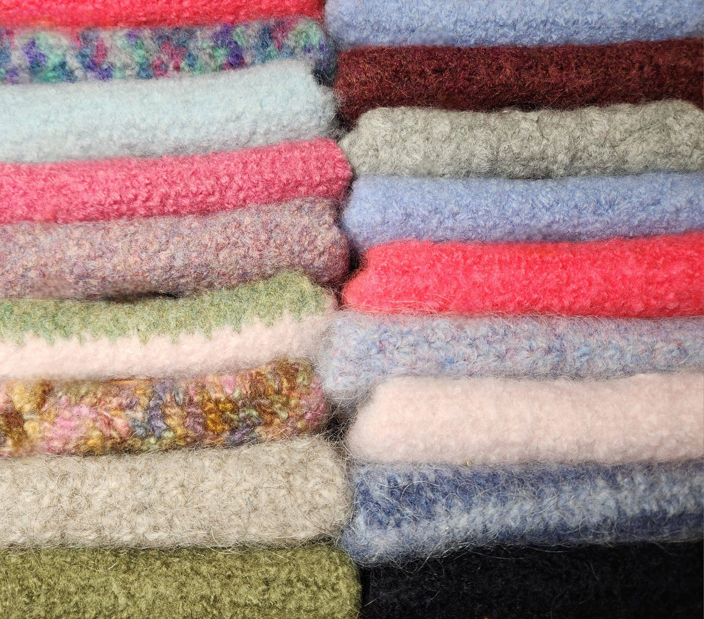 Hand-Felted "Anything Goes" Wool Pouch