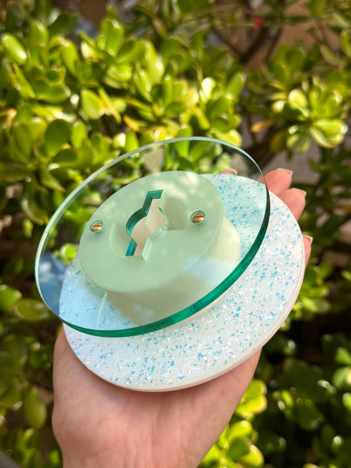 Sea Glow Acrylic Whirl