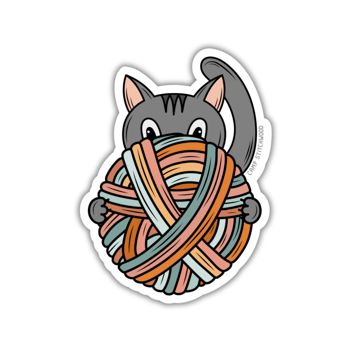 Happy Cat Sticker