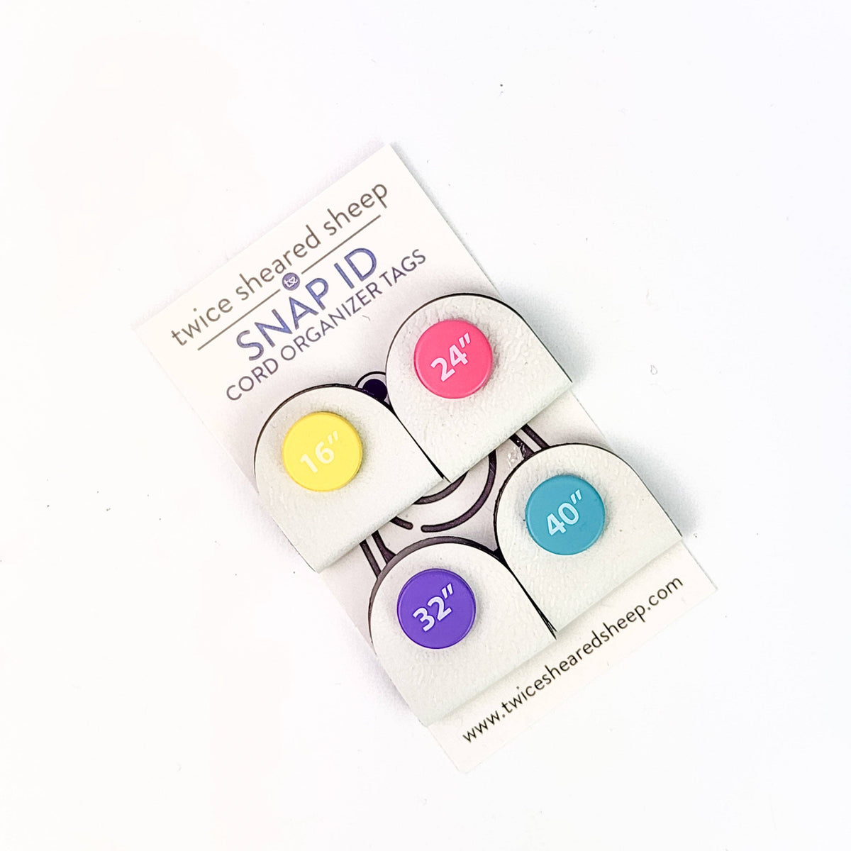 Snap ID Cord Organizer Tags - Standard Number Sizing – Scout & Skein
