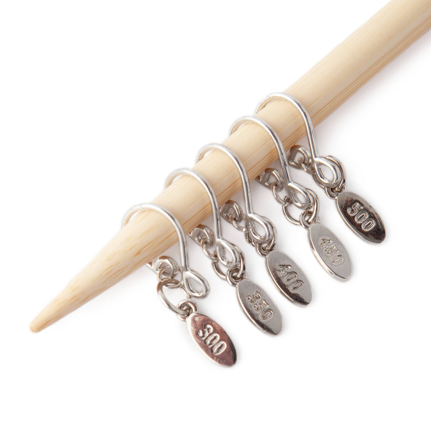 Cast On Counting Stitch Markers by 50: Base Set (50-250) / Large (up to US 10.5)
