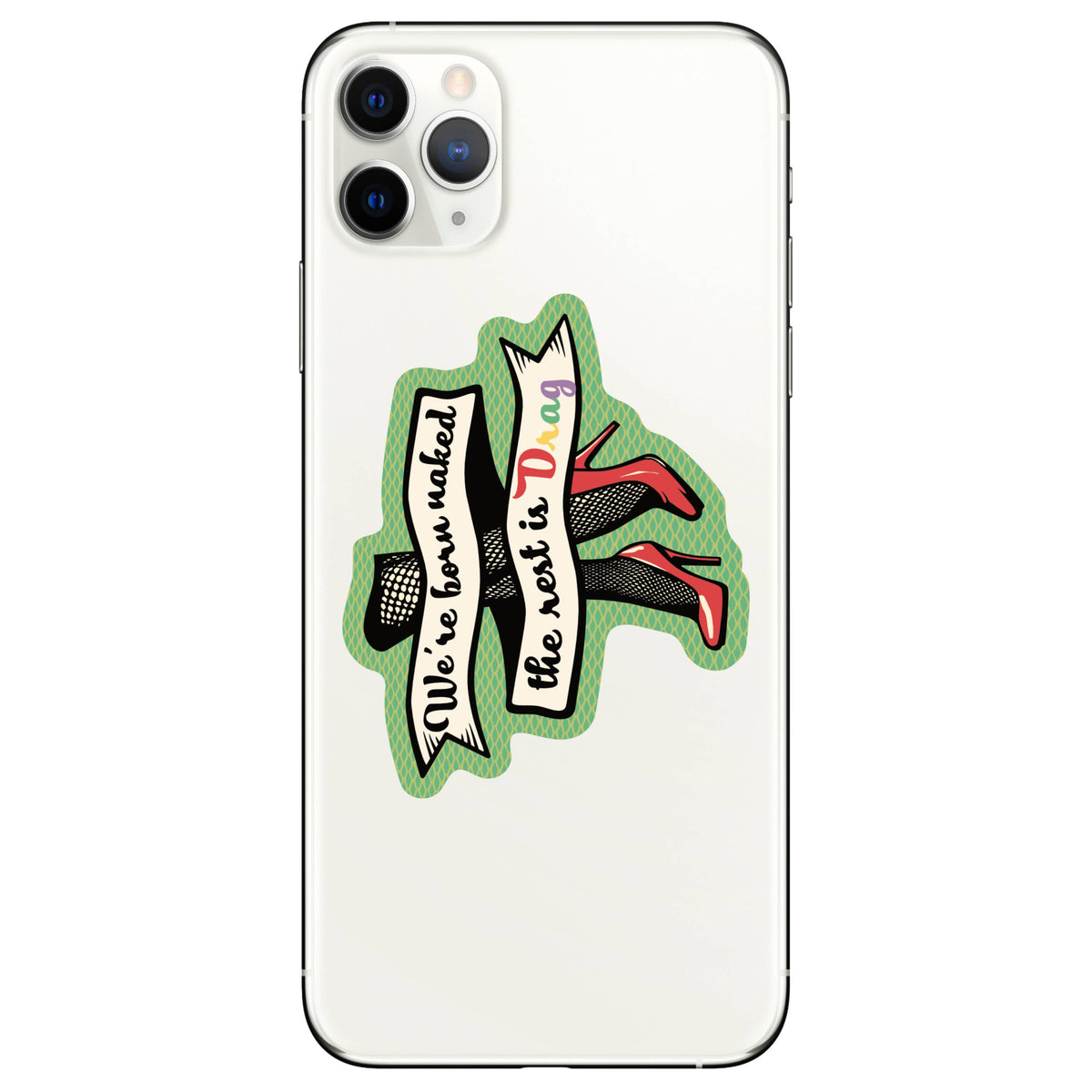 The Rest is Drag LGBTQ Pride High Quality Vinyl Sticker