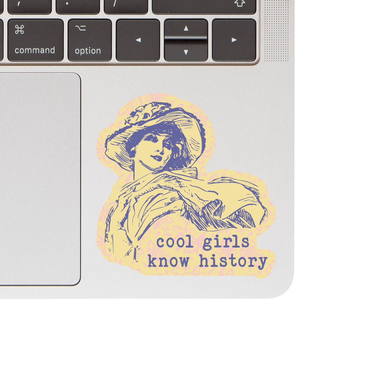 Cool Girls Know History Book High Quality Vinyl Sticker