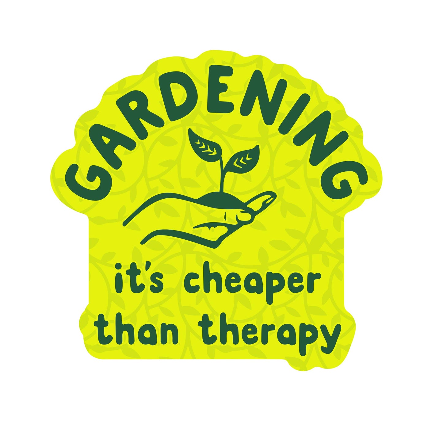 Gardening Plant Therapy Colorful High Quality Vinyl Sticker