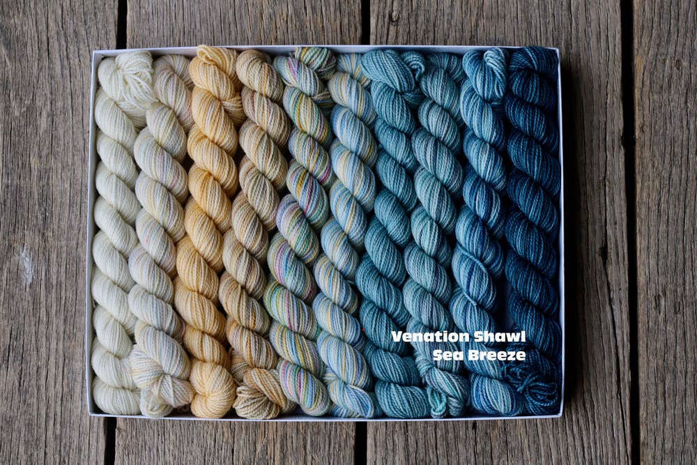Venation Shawl Kits - Pencil Boxes x Ambah