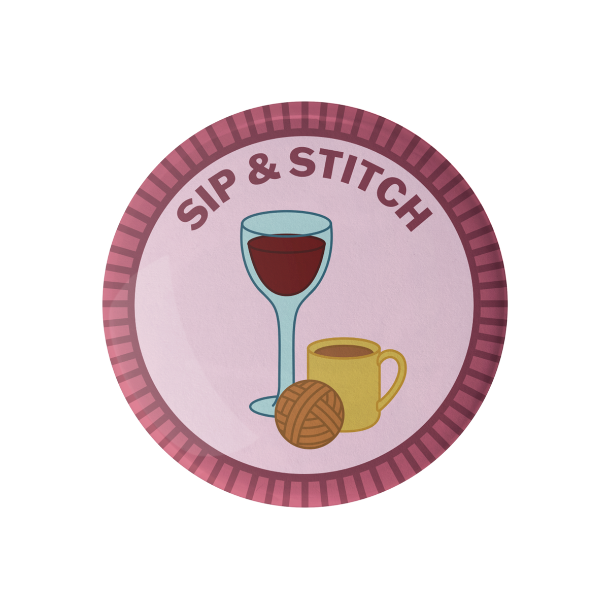 Sip & Stitch Merit Badge