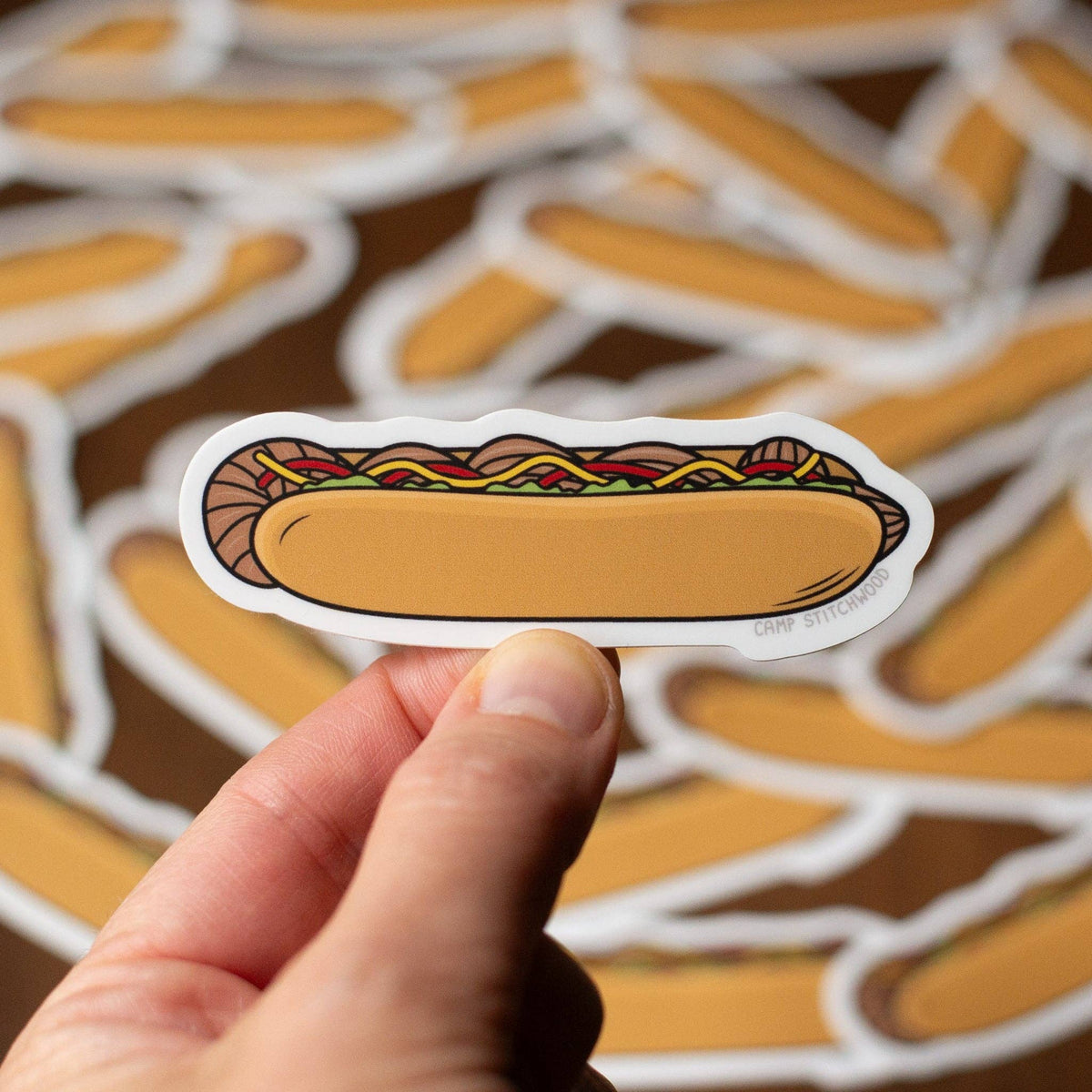 Hot Dog Sticker