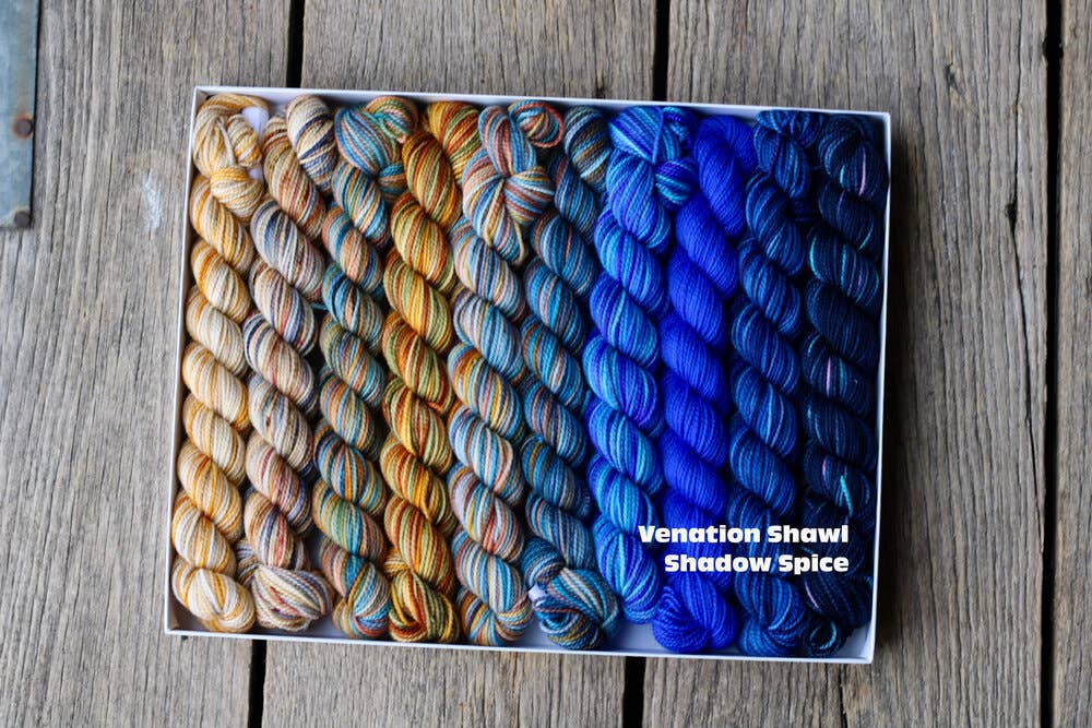 Venation Shawl Kits - Pencil Boxes x Ambah