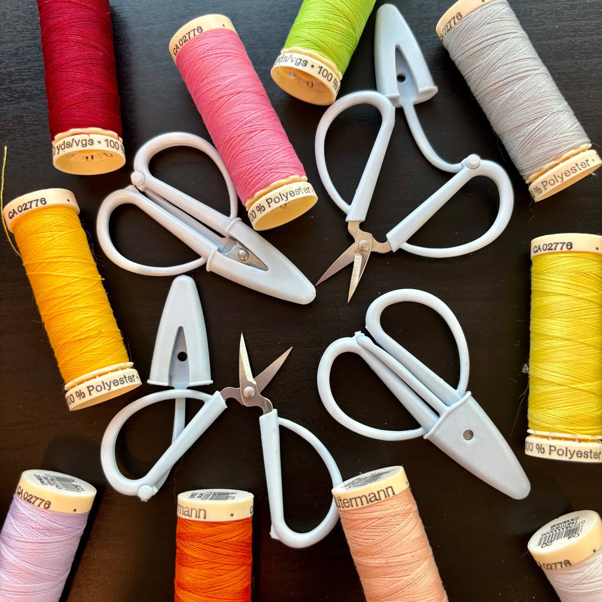 Mini Scissors - Pastel - for Knitting Crochet Sewing etc