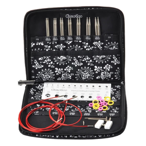 ChiaoGoo Twist Red Lace Interchangeable Full, Large, Small & Mini Twist Sets