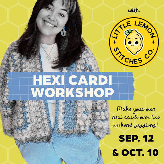 Hexi Cardigan Workshop with Little Lemon Stitches