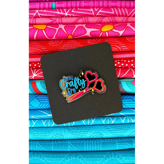 In my Crafty Era Enamel Pin