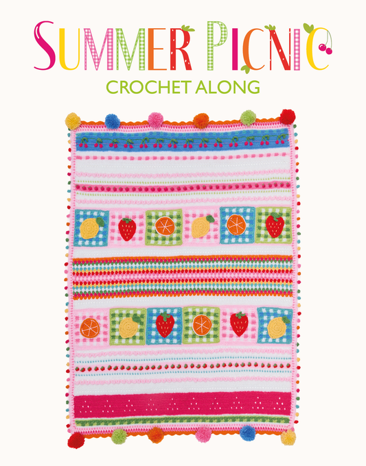 Pre-Order: Summer Picnic Blanket Crochet Along (CAL) by Sirdar