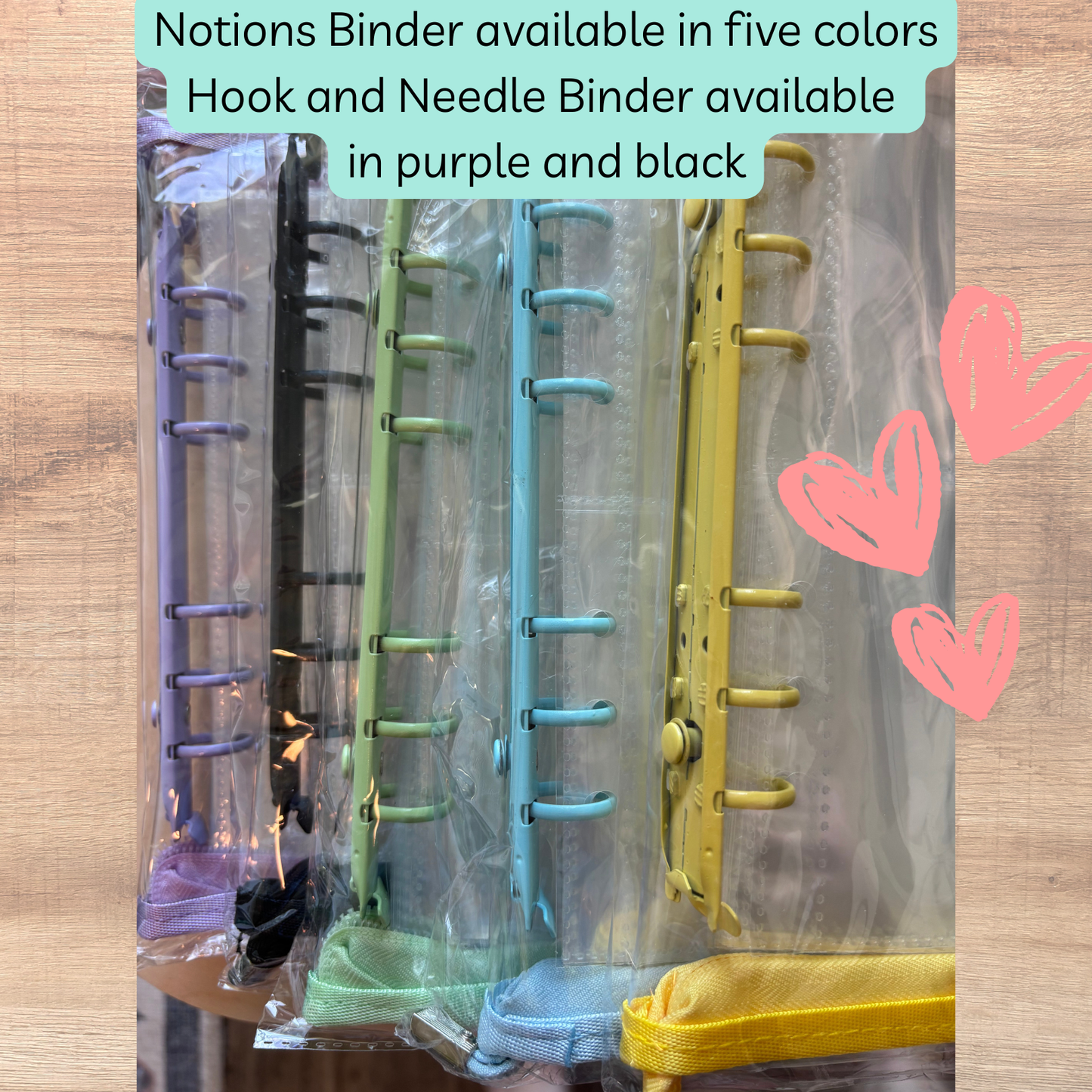 The Notions Binder - Deluxe Knitting and Crochet Organizer