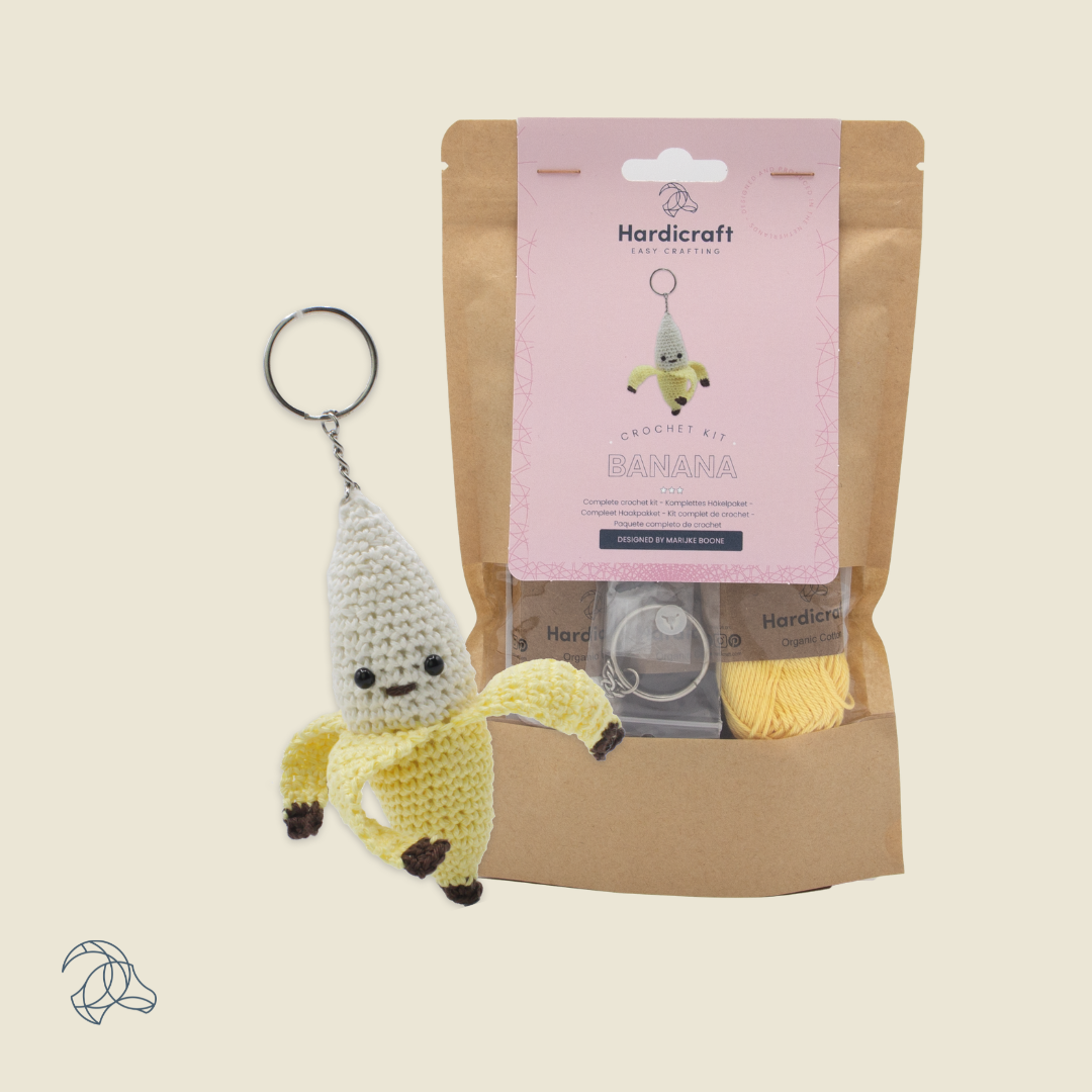 DIY Crochet Kit - Banana Bag Charm
