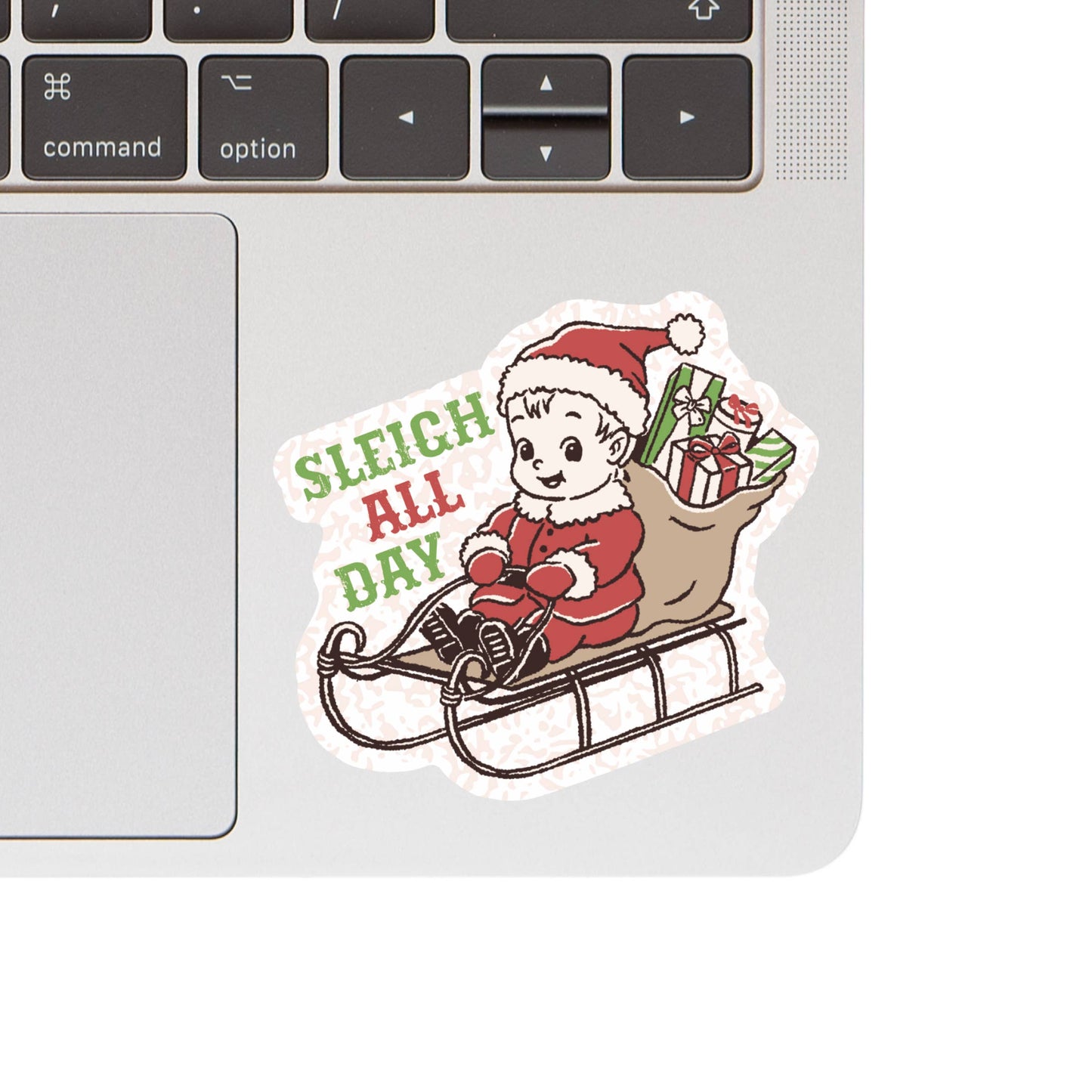 Holiday Christmas Santa Funny High Quality Vinyl Sticker