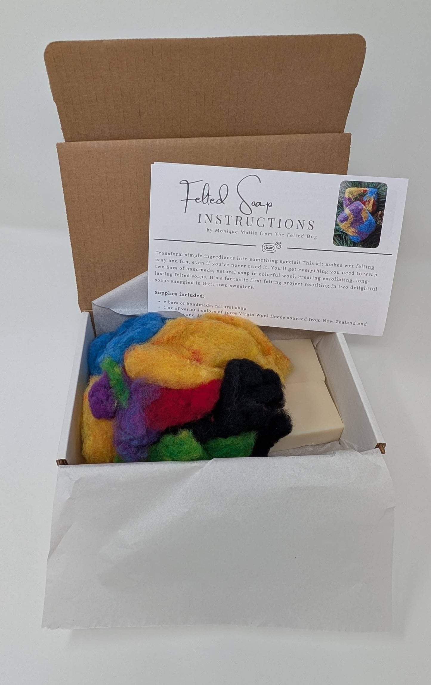 Felted Soap DIY Kit