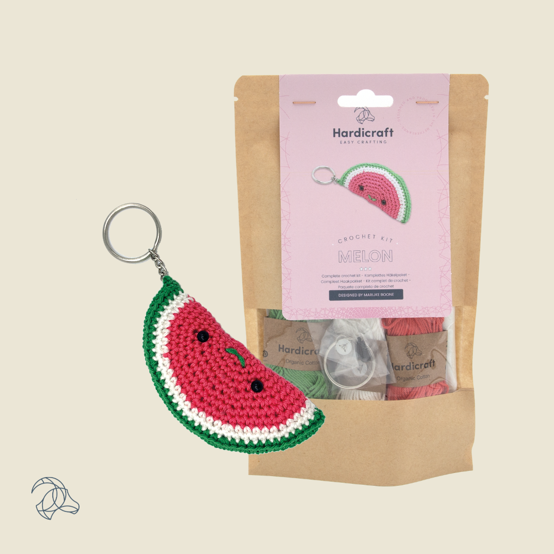 DIY Crochet Kit - Melon Bag Charm