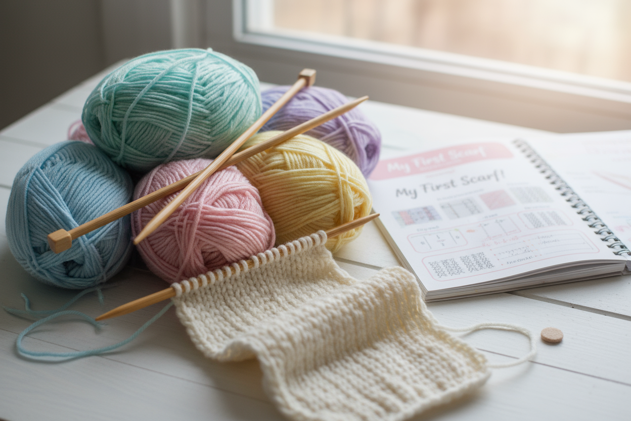 beginner knitting