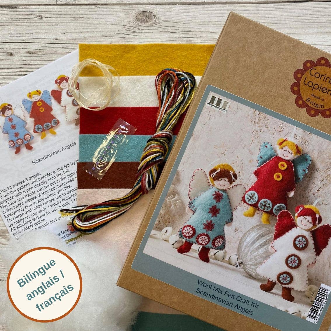 Scandinavian Angels  Felt Craft Kit