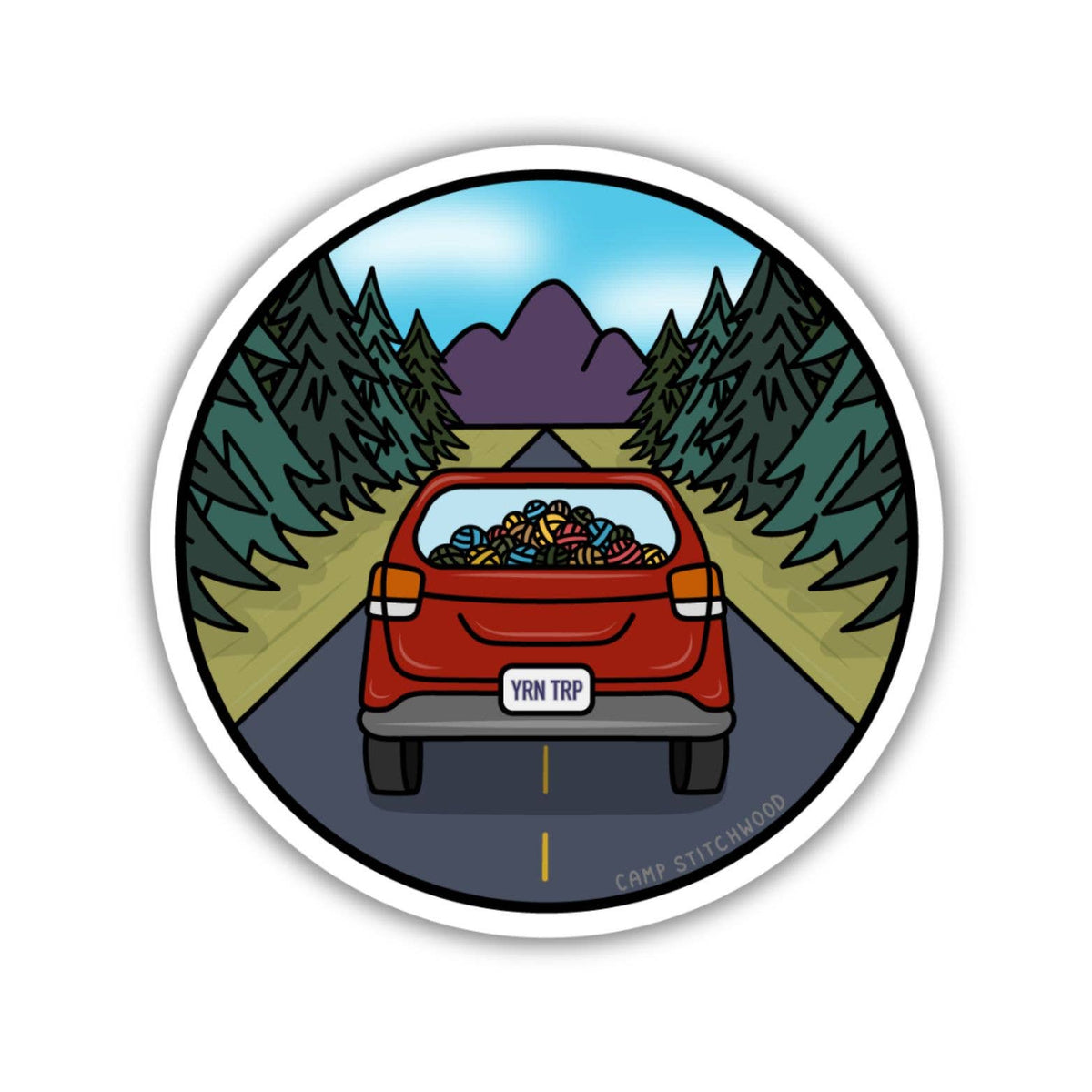 Yarn Trip Sticker