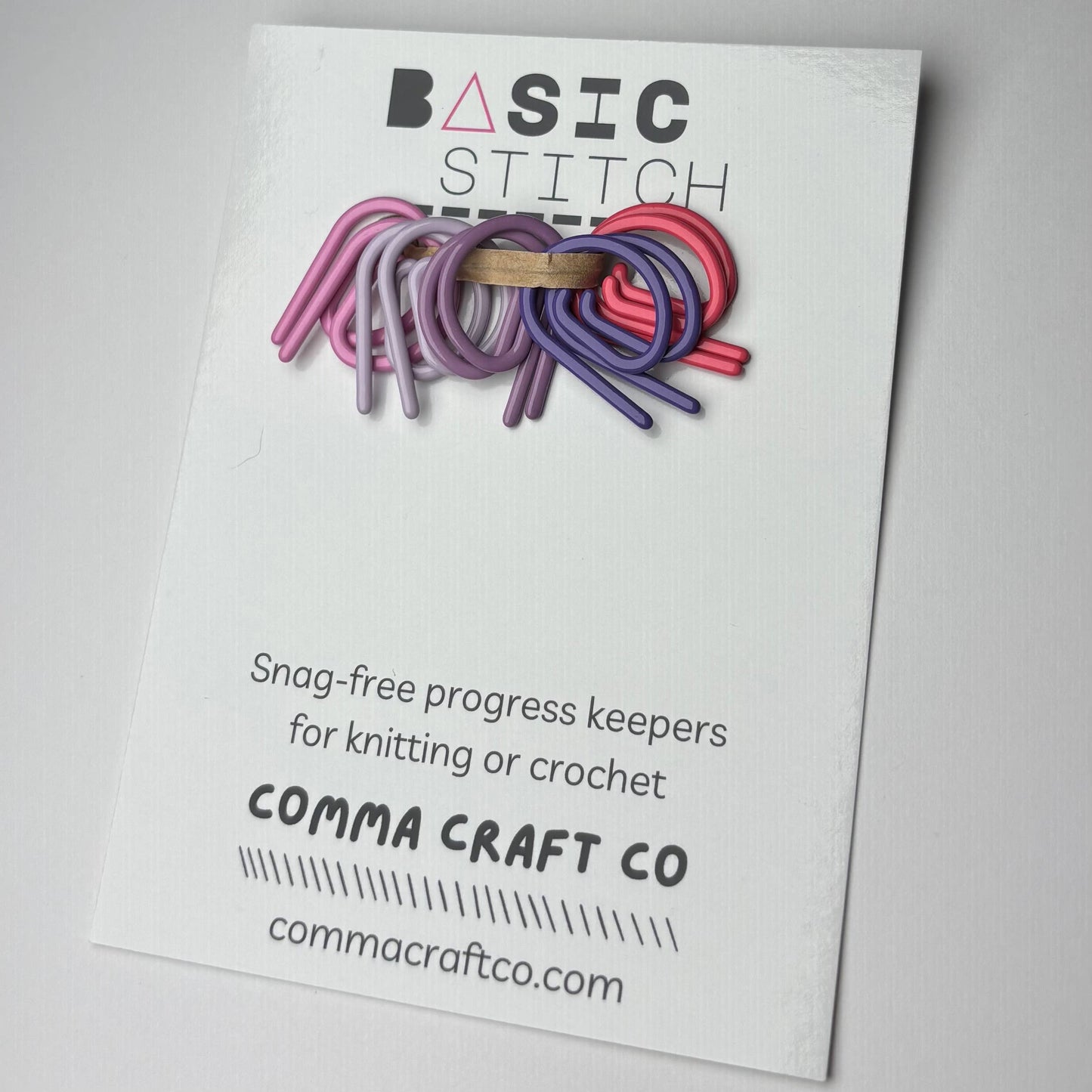 Basic Stitch Set Snag-Free Metal Stitch Markers - P Markers