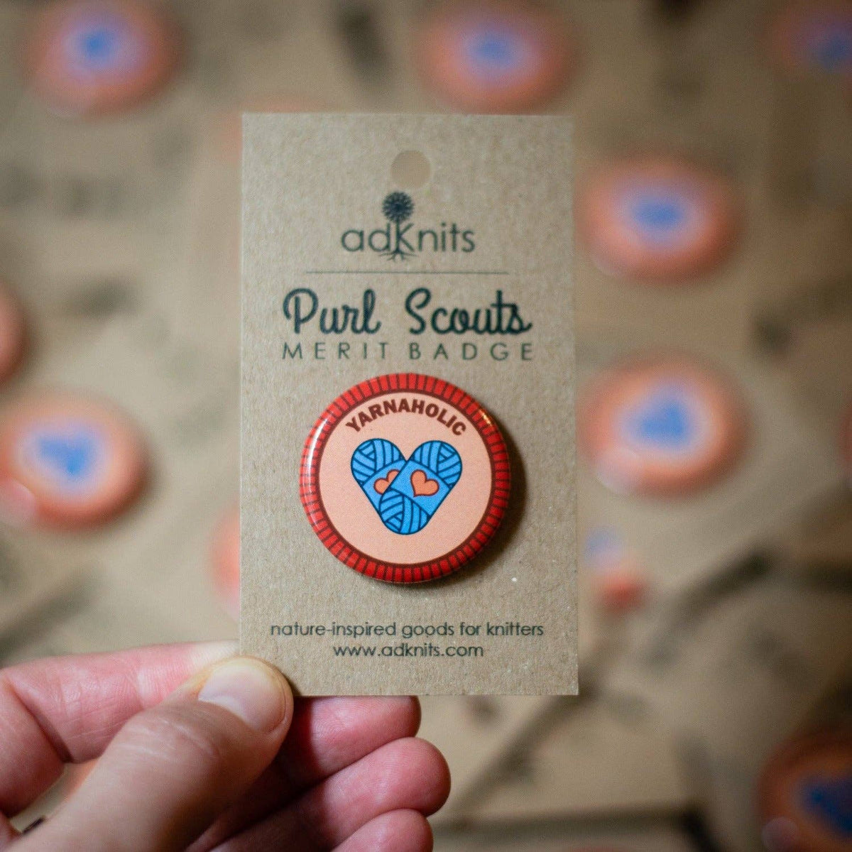 Yarnaholic Knitting Merit Badge
